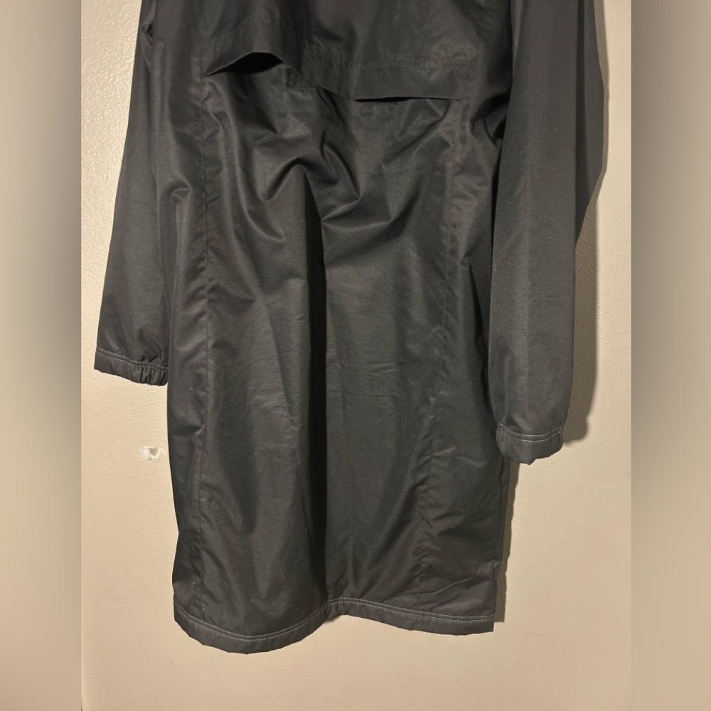 Speedo Unisex Team Parka Jacket Black Fleece Lined Swim Deck Coat Hooded Medium - Picture 3 of 4